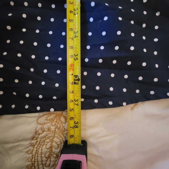 Boden Coastal Navy Polka Dot Button-Up Midi Dress - Picture 6 of 8